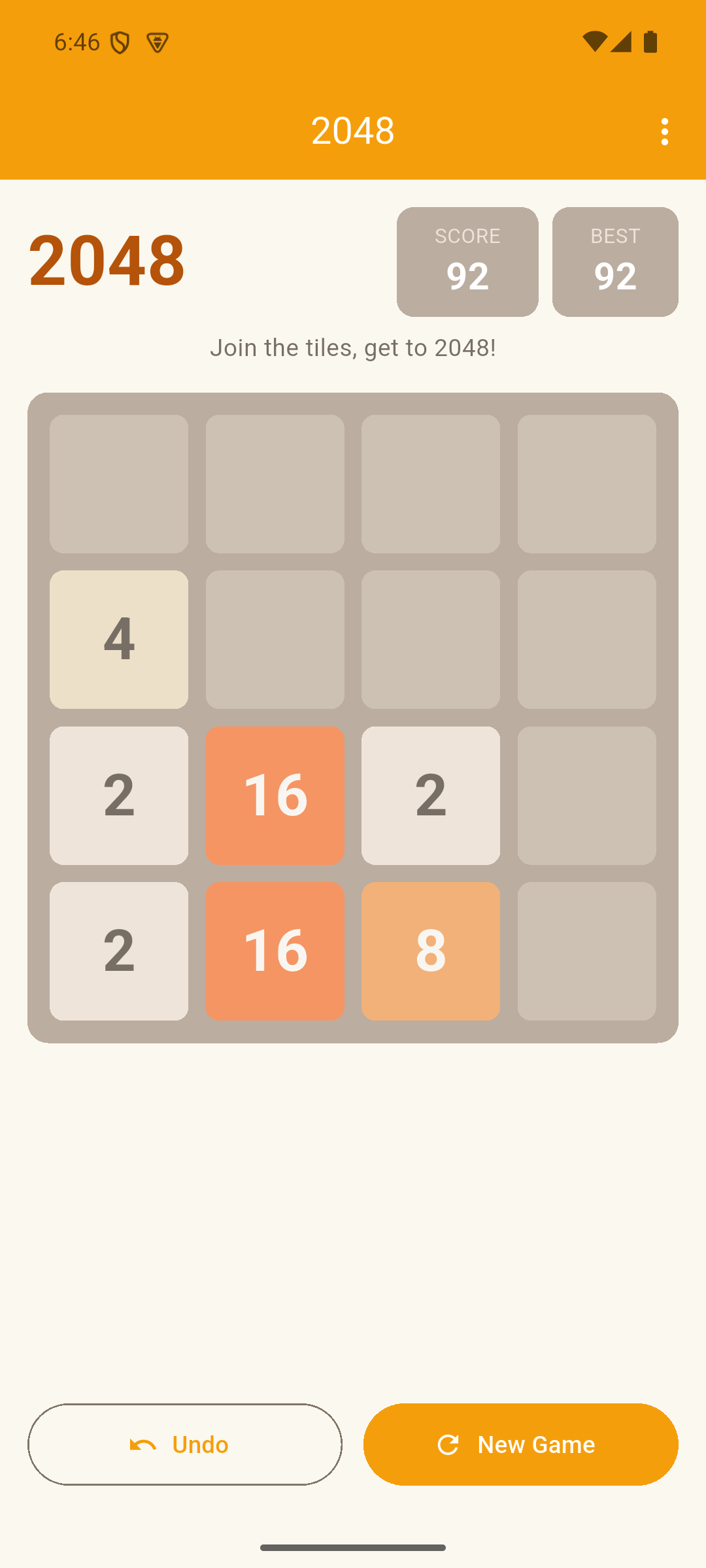 Familiar tile colors